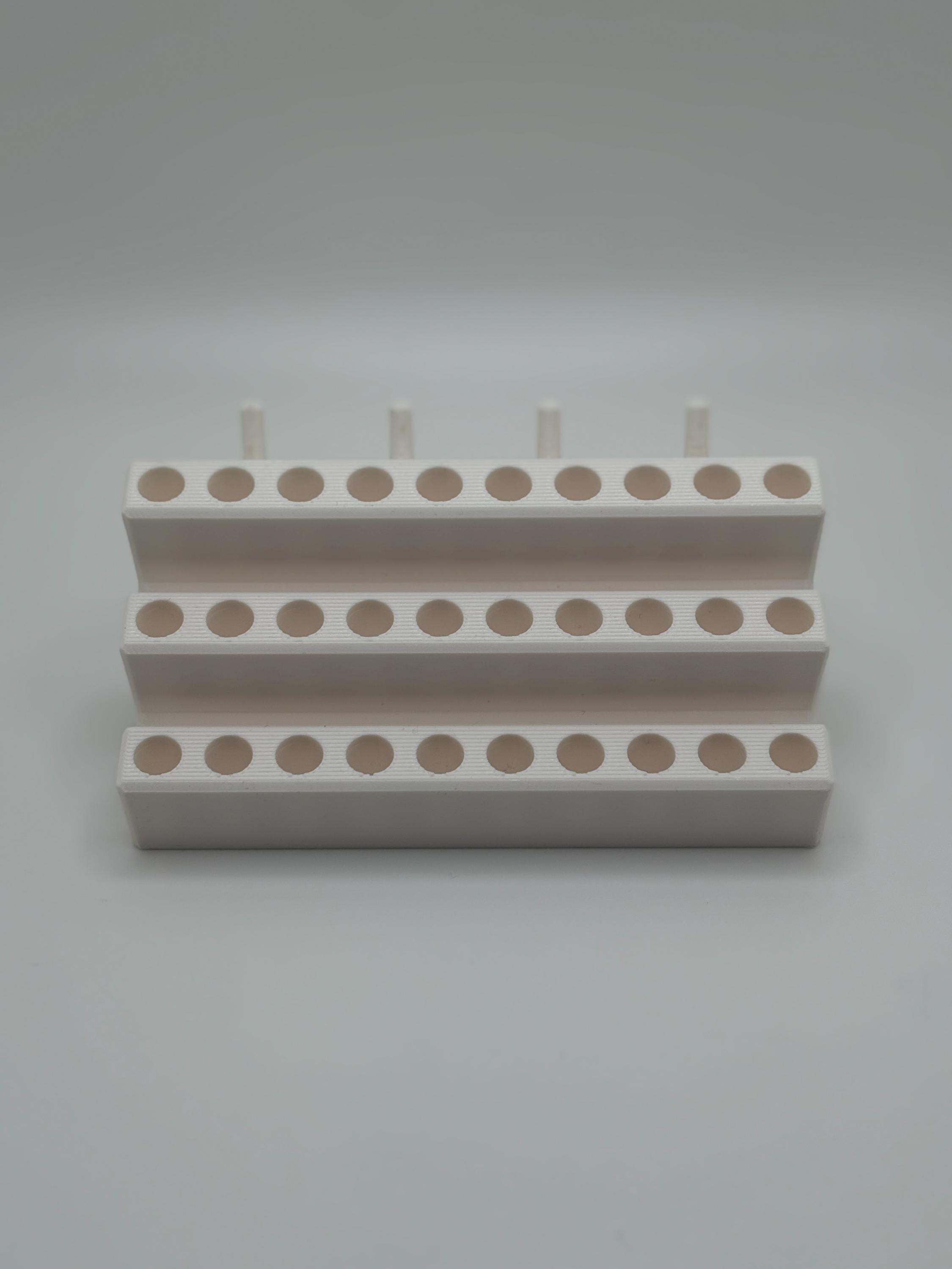 Pegboard 1/4" Driver Bit Holder for 30 Bits
