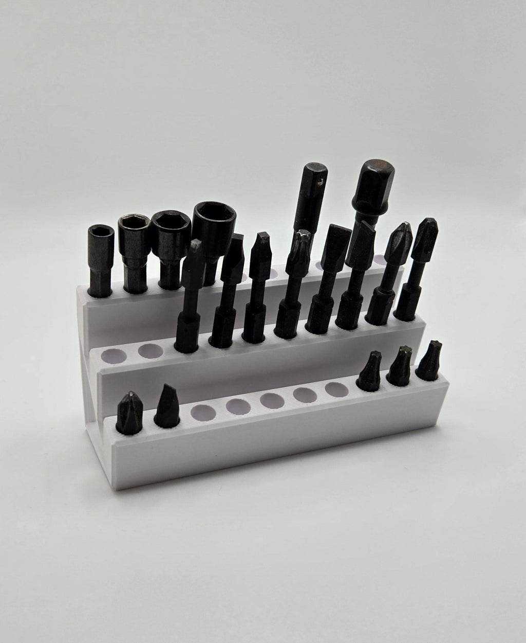 IKEA SKADIS Pegboard 1/4” Driver Bit Holder for 30 Bits