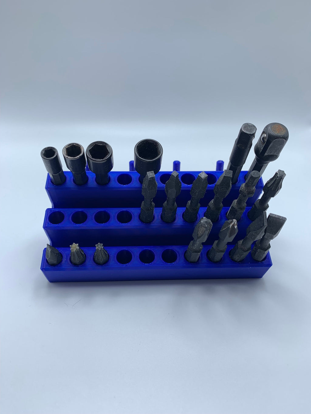 Pegboard 1/4" Driver Bit Holder for 30 Bits