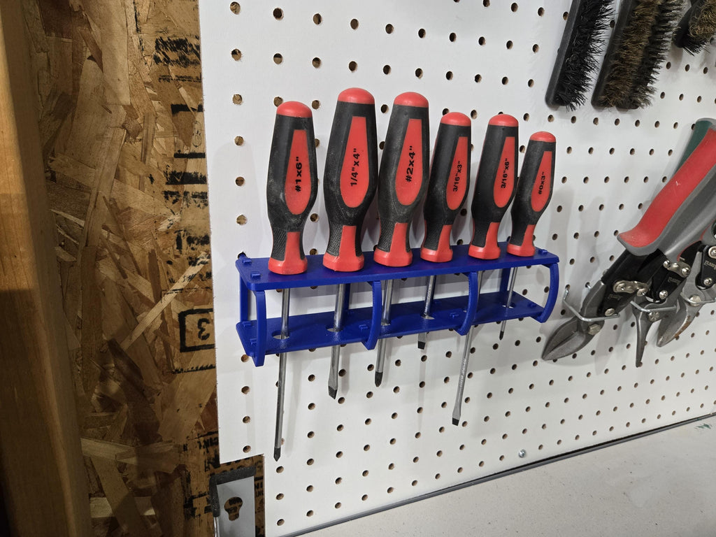 Pegboard Screwdriver Holder