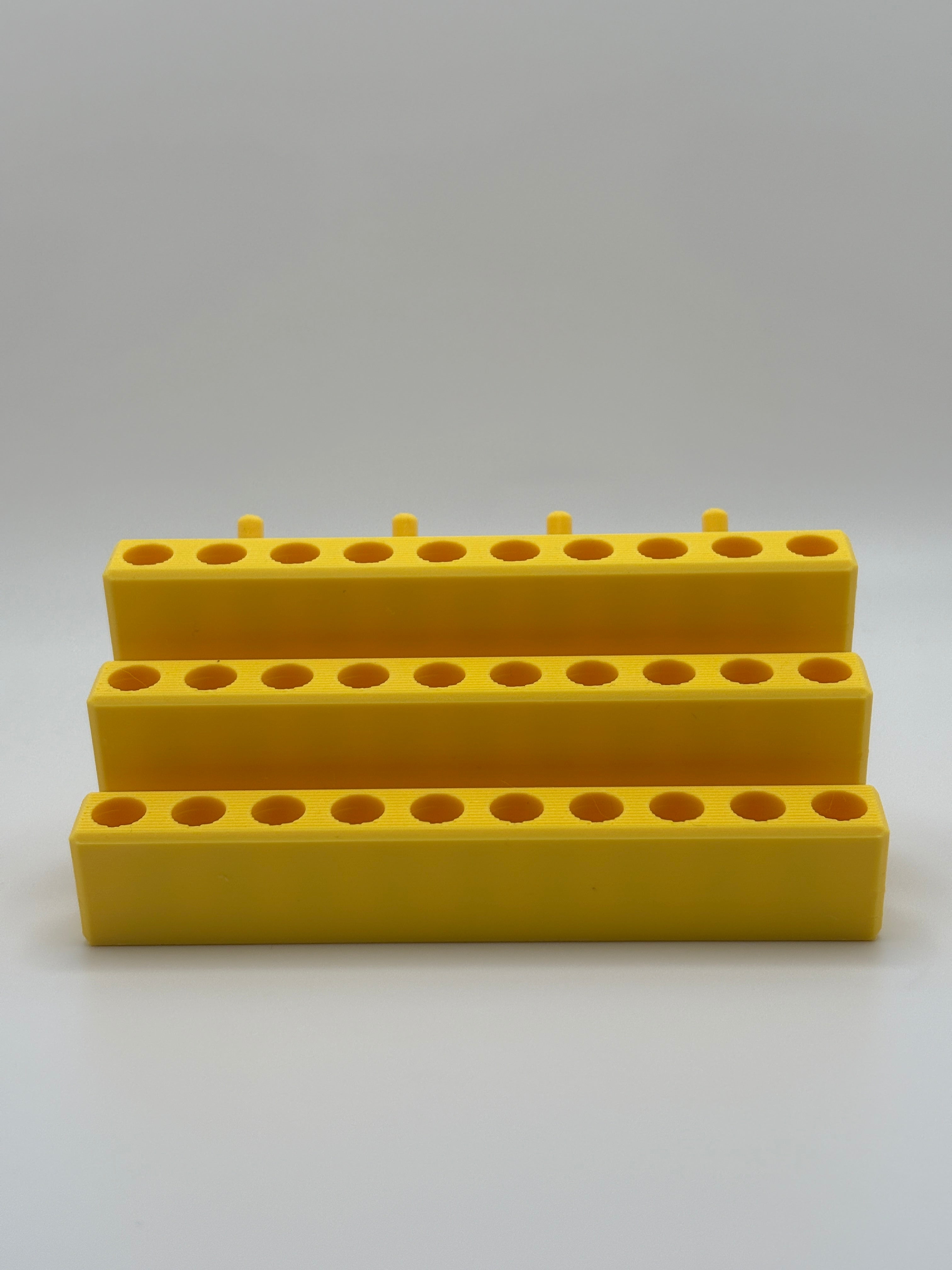 Pegboard 1/4" Driver Bit Holder for 30 Bits