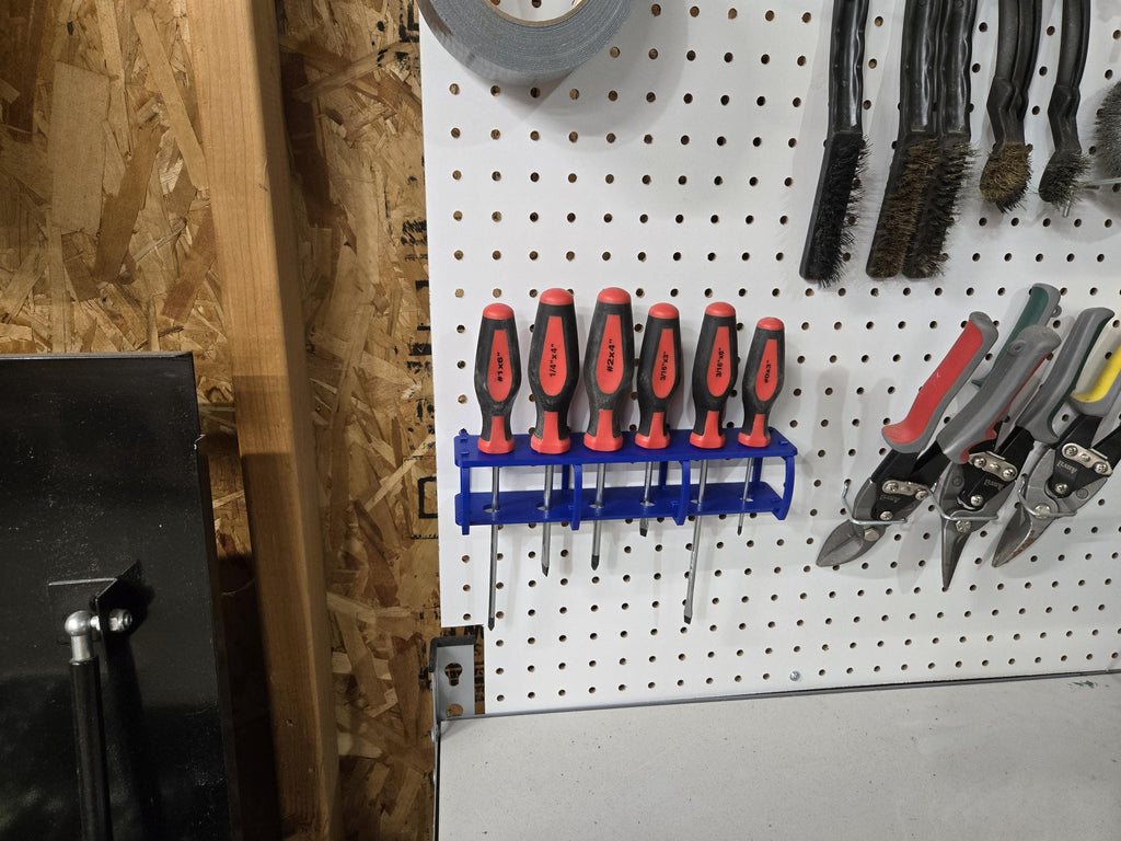 Pegboard Screwdriver Holder