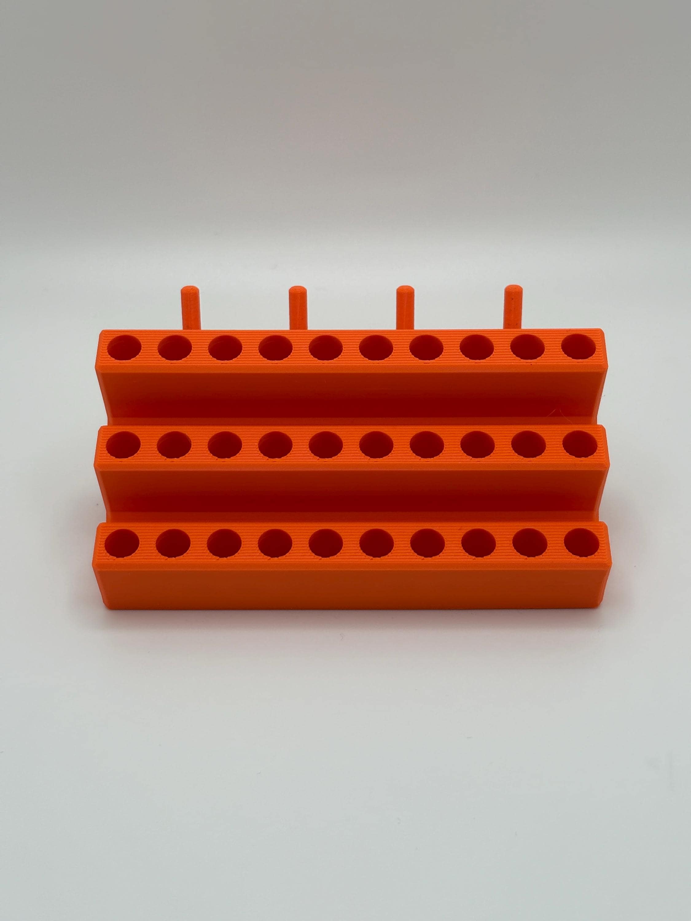 Pegboard 1/4" Driver Bit Holder for 30 Bits