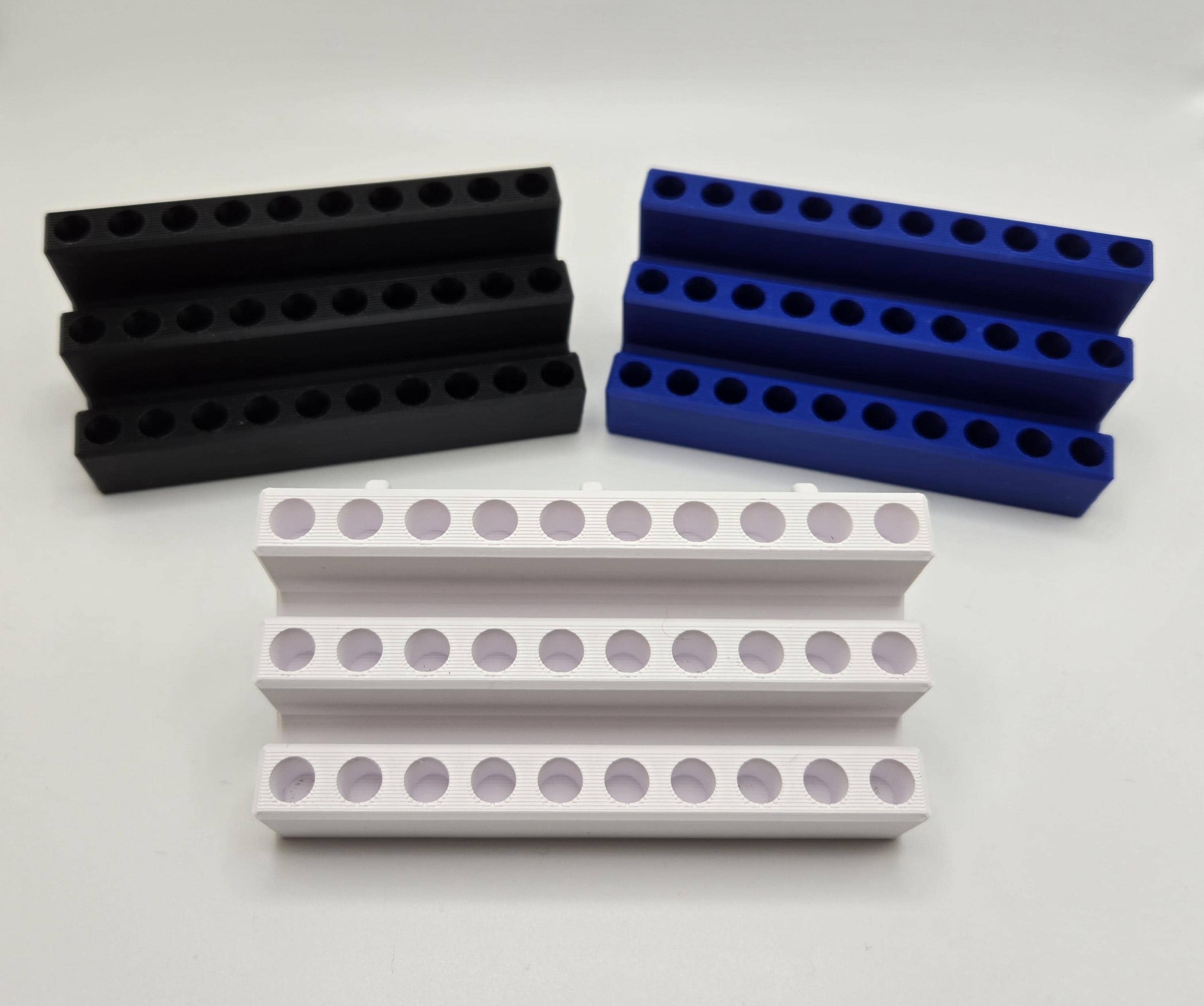 IKEA SKADIS Pegboard 1/4” Driver Bit Holder for 30 Bits